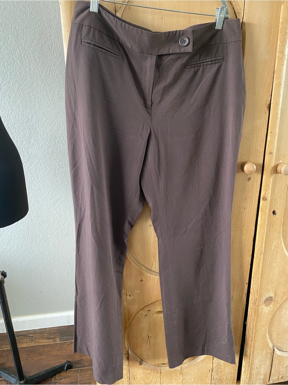 Style & Co. Brown Stretch Dress Pants